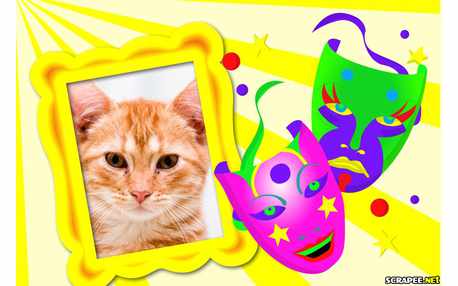 Moldura - Fantasia De Carnaval