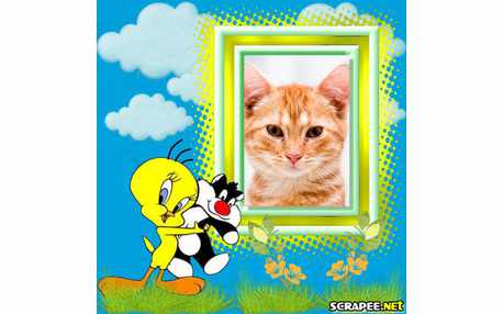 Moldura - Piupiu E Frajola