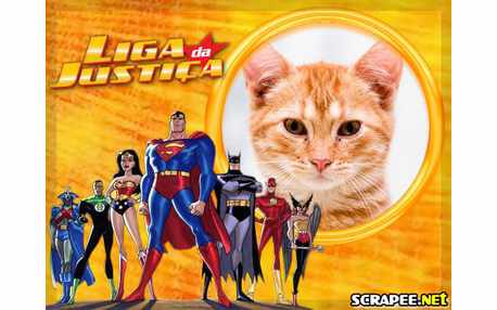 Moldura - Liga Da Justica