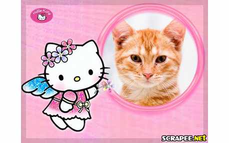 Moldura - Hello Kitty