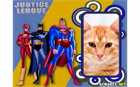 Moldura - Herois Da Liga Da Justica