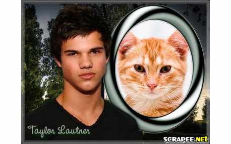 Moldura - Taylor Lautner