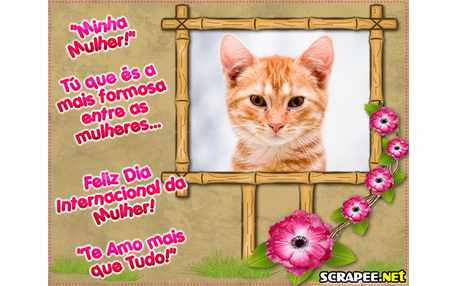 Moldura - Parabens Minha Mulher