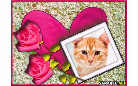 Moldura - Ramalhete De Rosas