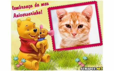 Moldura - Lembrancinha Do Pooh