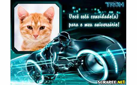 Moldura - Convite Do Filme Tron