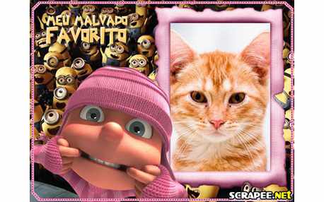 Moldura - Bonequinha Do Filme Meu Malvado Favorito