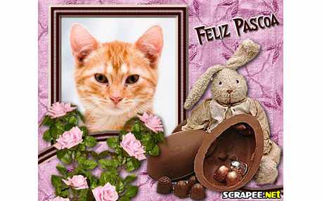 Moldura - Pascoa Feliz