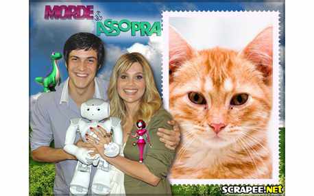 Moldura - Novela Morde  Assopra