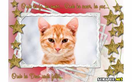 Moldura - Onde Ha Deus Nada Falta