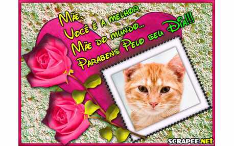 Moldura - Bilhete Homenagendo A Mae