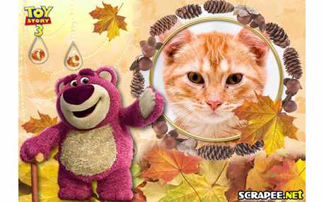 Moldura - Ursinho Do Toy Story