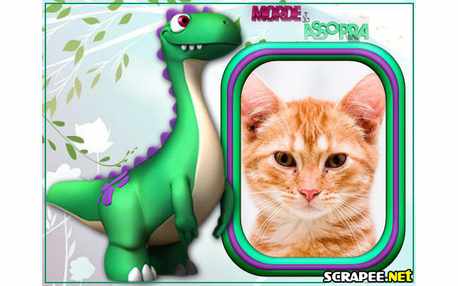 Moldura - Dinossauro Da Novela Morde E Assopra