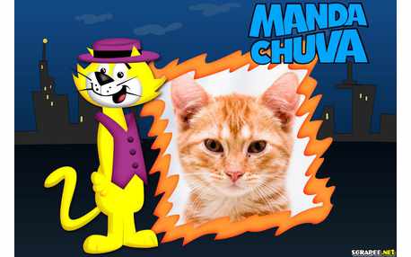 Moldura - Gato Manda Chuva