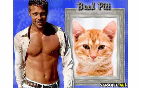 Moldura - Brad Pitt