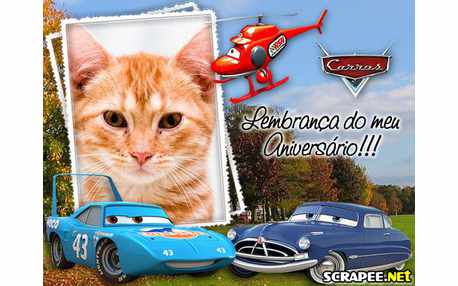 Moldura - Lembrancinha De Aniversario Carros