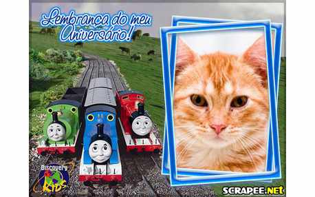 Moldura - Lembrancinha De Aniversario Do Thomas