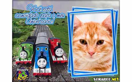 Moldura - Convite De Aniversario Do Thomas