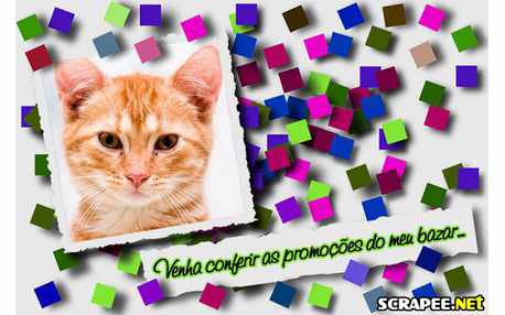 Moldura - Panfleto Para Promocao De Bazar