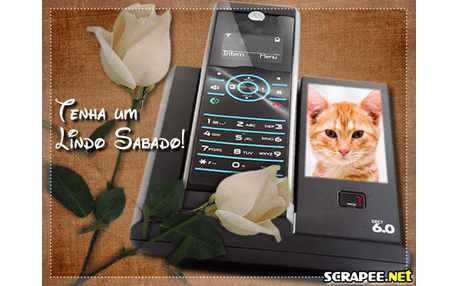 Moldura - Telefone Com Identificador Sabado