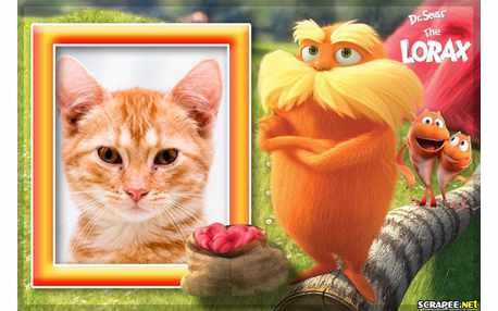 Moldura - Lorax   Dr Seuss