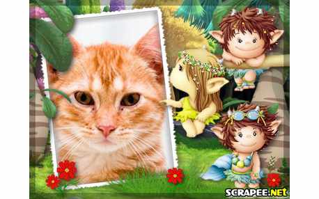 Moldura - Gnomos Ou Duendes