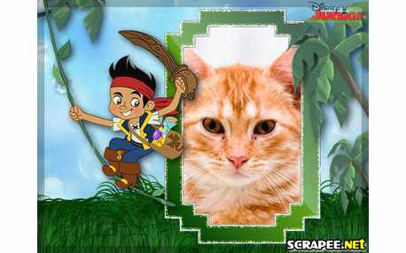 Moldura - Jake O Pirata Da Terra Do Nunca Da Disney Junior