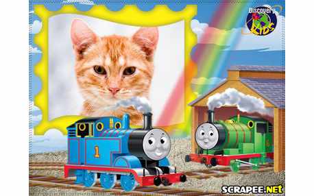 Moldura - Thomas E Seus Amigos Da Discovery Kids