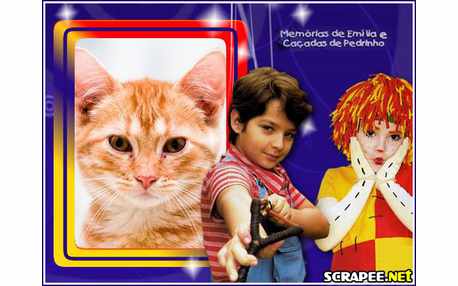 Moldura - Emilia E Pedrinho Do Sitio Do Picapau Amarelo