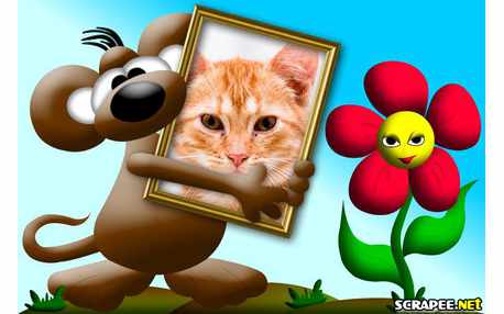 Moldura - Ratinho Com Foto