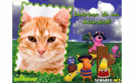 Moldura - Lembrancinha Dos Backyardigans