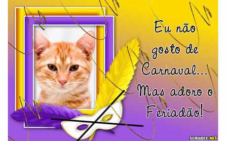 Moldura - Odeio Carnaval