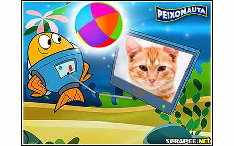 Moldura - Desenho Peixonauta