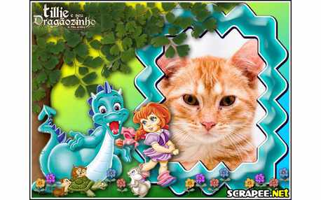 Moldura - Tillie E Seu Dragaozinho