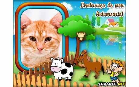 Moldura - Lembrancinha De Aniversario Da Fazendinha