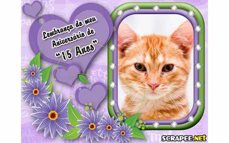Moldura - Lembranca De 15 Anos