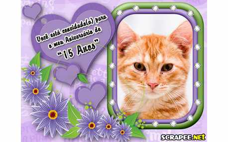 Moldura - Convite De 15 Anos