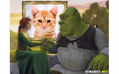 Moldura - Shrek E Sua Esposa