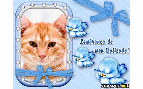 Moldura - Batizado De Menino