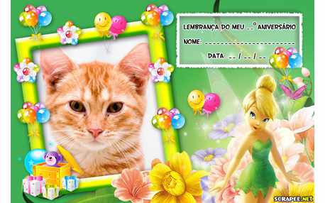 Moldura - Lembrancinha Sininho