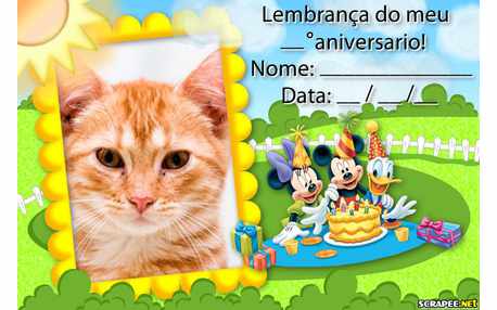 Moldura - Lembrancinha Disney