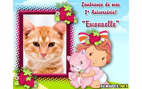 Moldura - Emanuelle Lembranca De 2 Anos