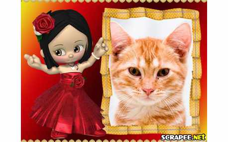 Moldura - Boneca Tipo Bailarina