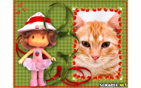 Moldura - Moranguinho Bailarina