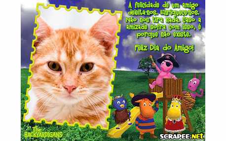 Moldura - Dia Do Amigo   Backyardigans