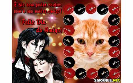 Moldura - Ombro Amigo No Dia Do Amigo