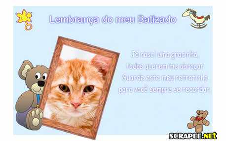 Moldura - Moldura De Batizado