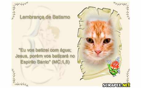 Moldura - Lembrancinha Para Batismo