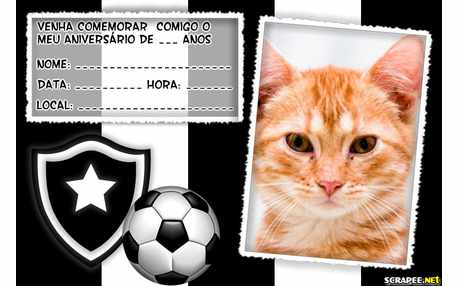 Moldura - Convite Do Botafogo