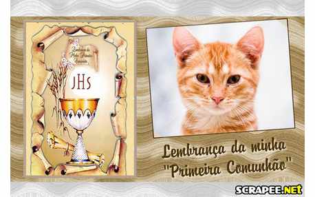 Moldura - Lembranca De Primeira Comunhao